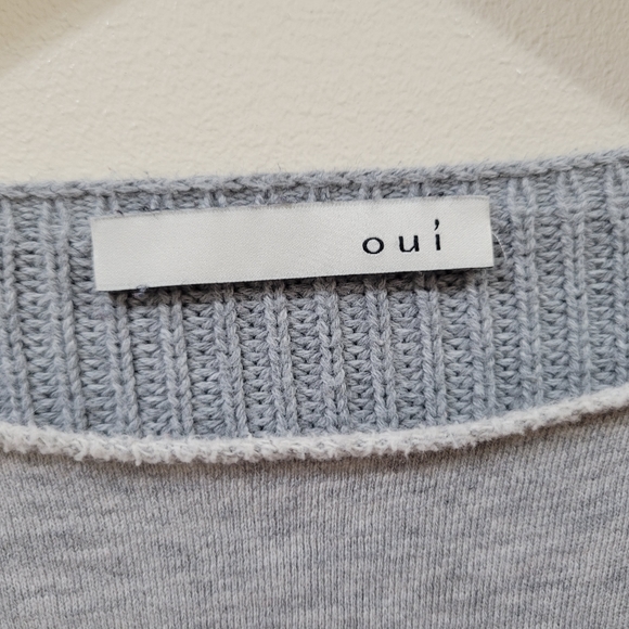 QUI Grey Crop Sweater - Picture 4 of 10